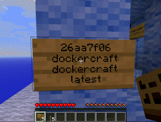 Stopping, destroying, and starting containers with Minecraft
