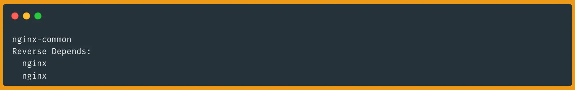 apt-cache rdepends