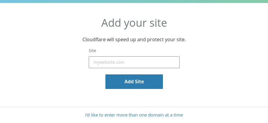 Self-hosting guide: Add a site to Cloudflare