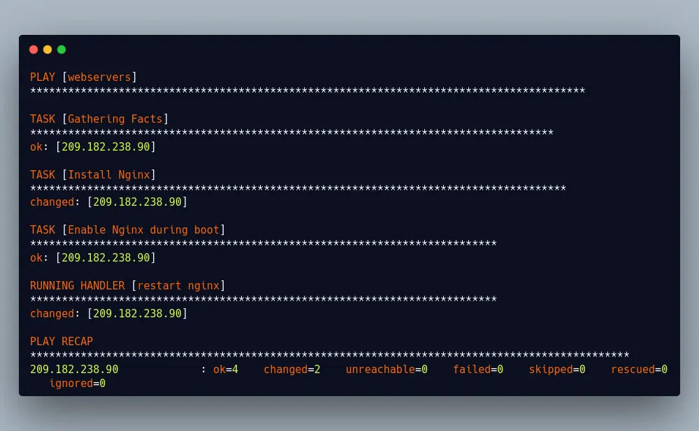 Ansible Playbook