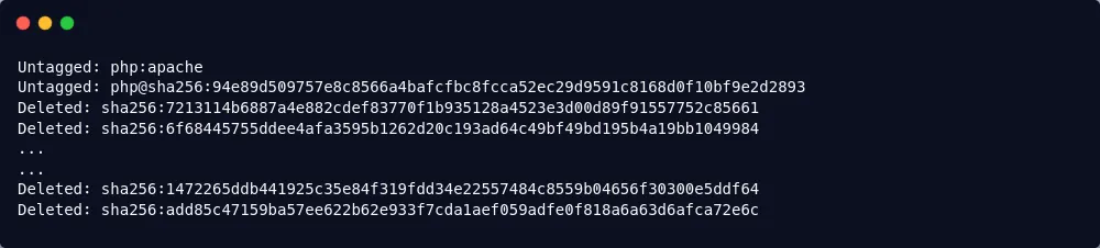 Docker on a VPS: Removing Containers