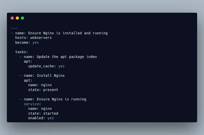 Ansible Linux Management Example