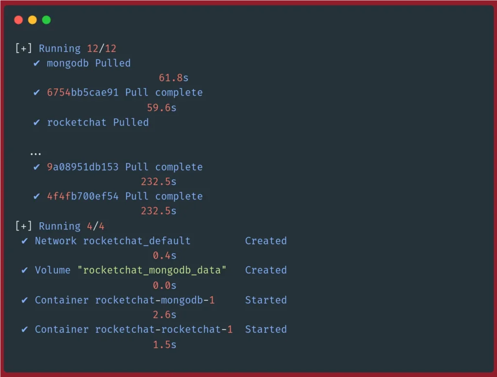 Rocket.Chat with Docker