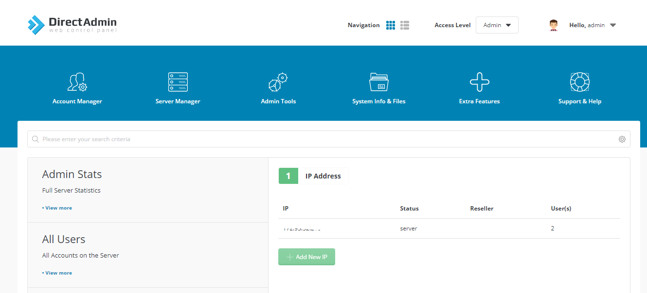 add-new-ip-directadmin