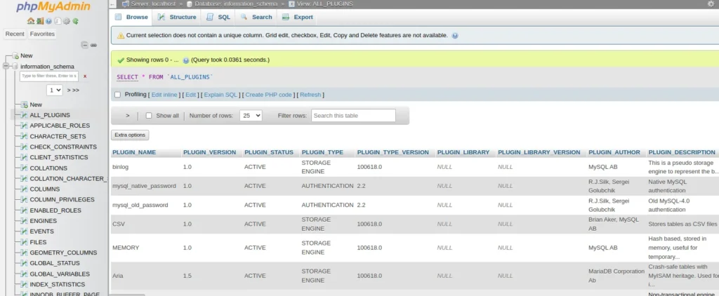 phpMyAdmin