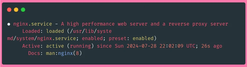 Nginx status