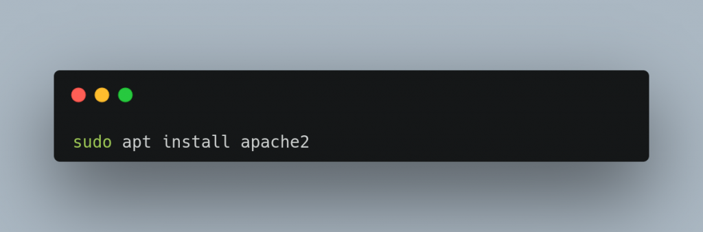 How to install lamp on ubuntu 22.04: Installing Apache