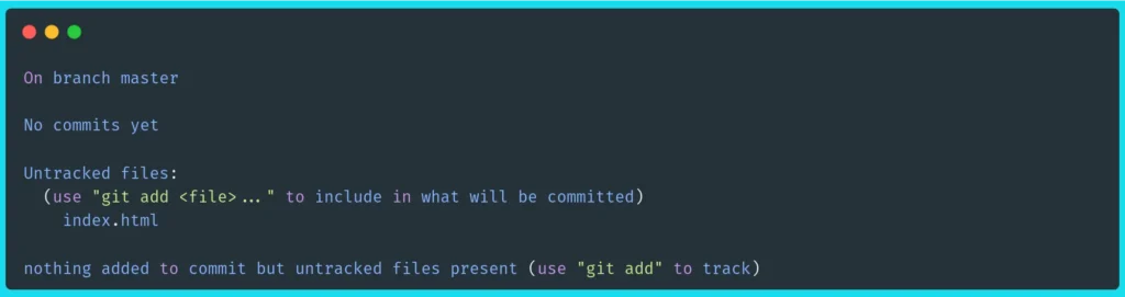 Git status