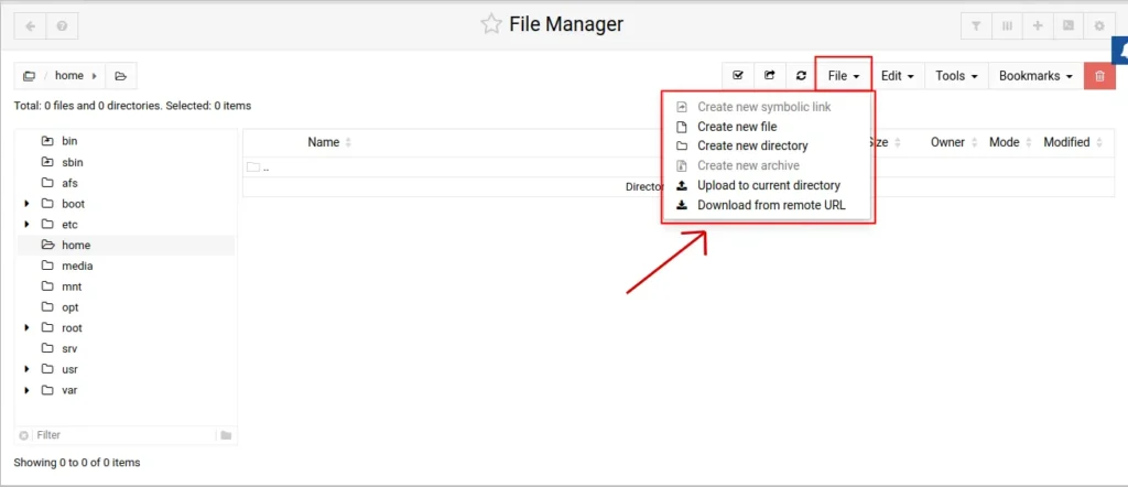 Upload and Download