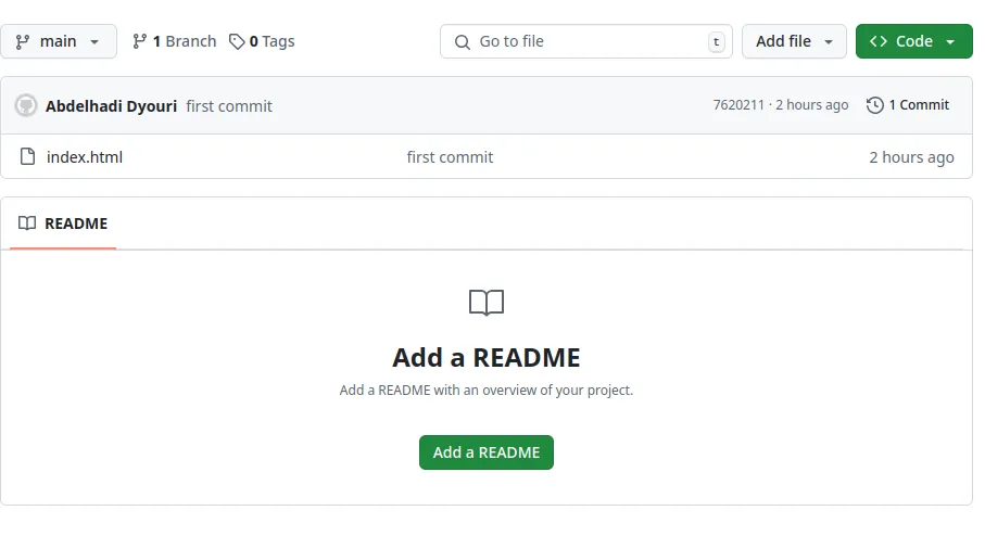 git push -u origin main