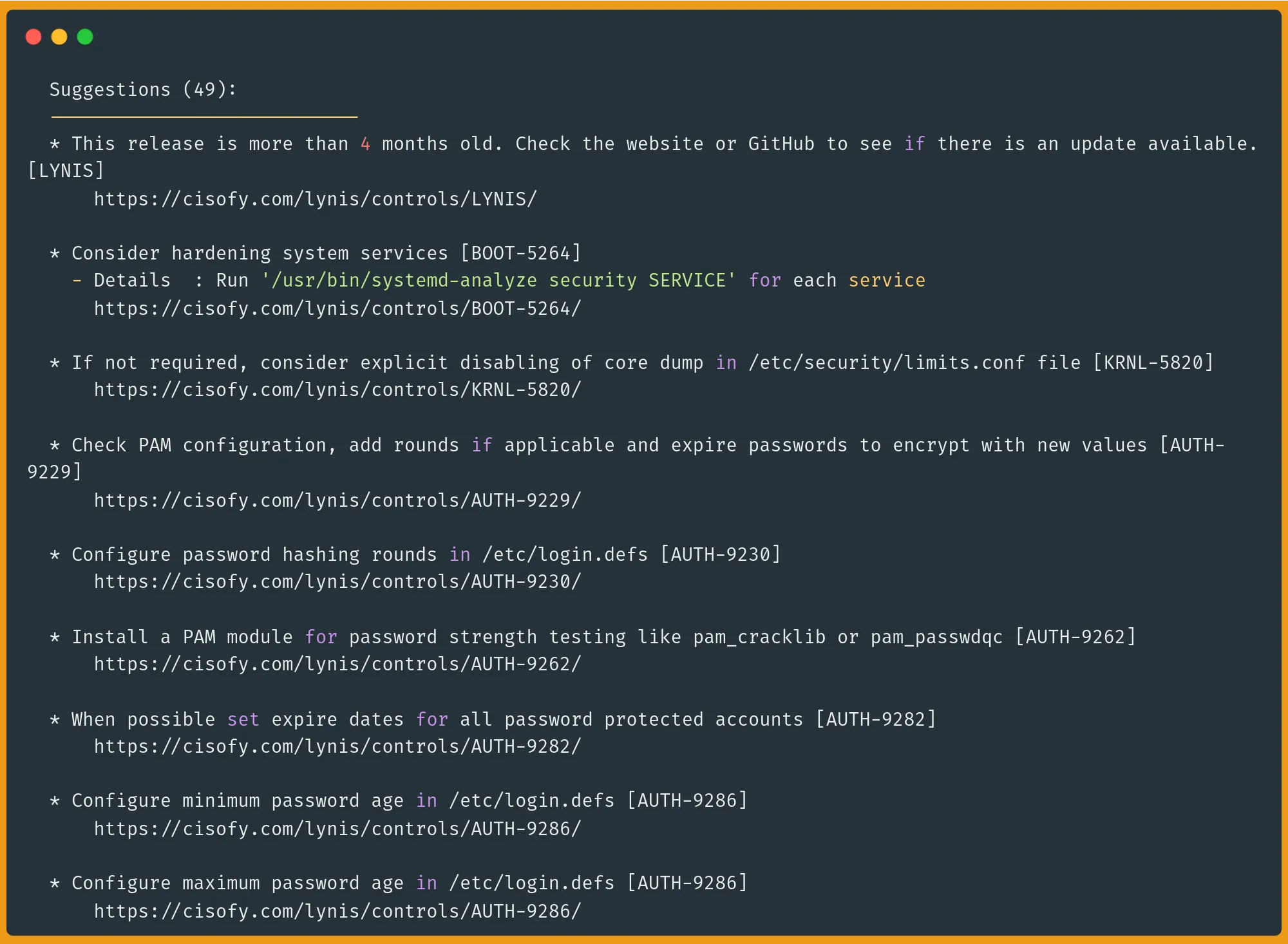 How to Implement Lynis Suggestions