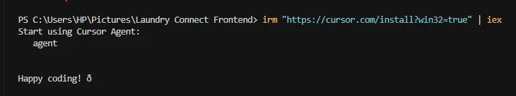 Cursor CLI download success